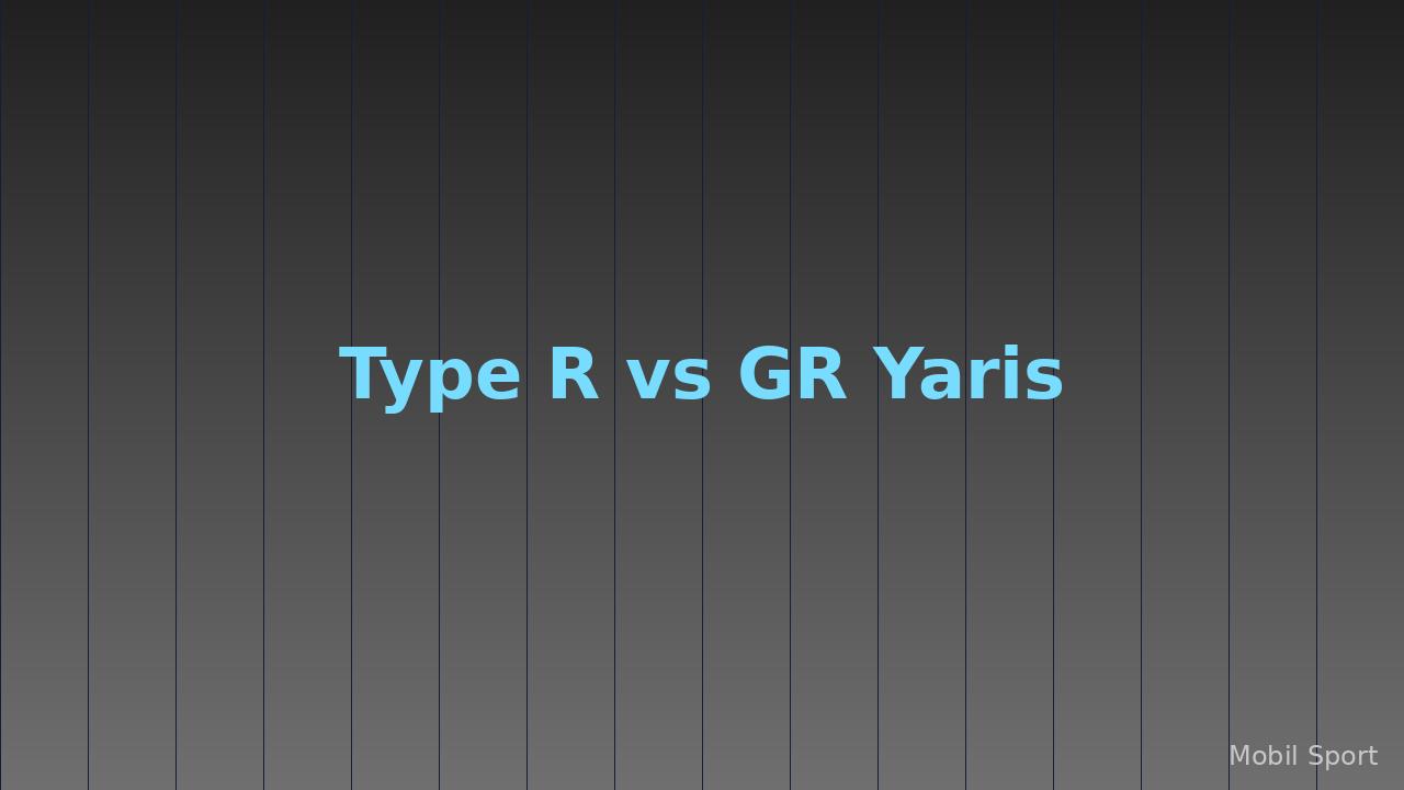 Civic Type R vs GR Yaris di trek