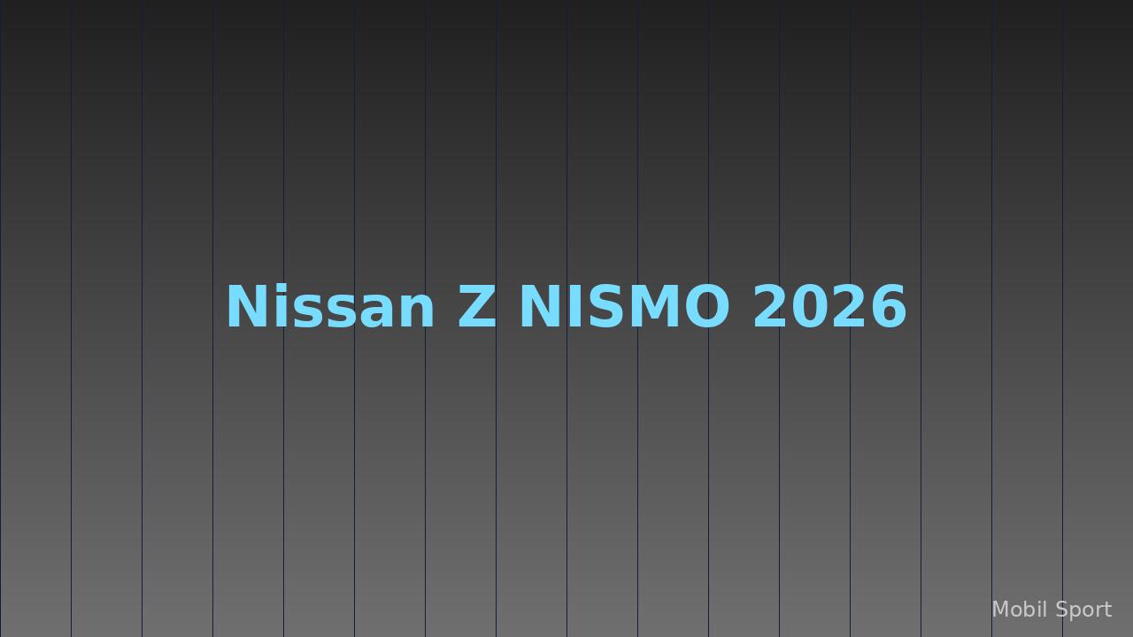 Nissan Z NISMO warna merah